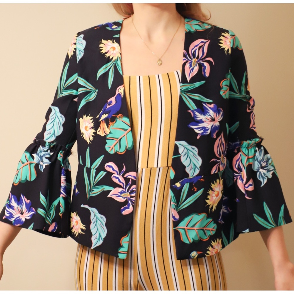 Philosophy Bell-Sleeved Cardigan